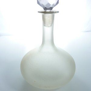 Vintage Blown Glass Decanter Genie Bottle